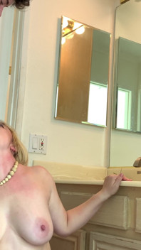 Stepson drills his stepmother while stepdad is in the shower