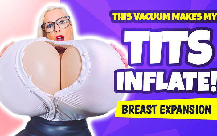 TheBustySasha: Díky tomuto vakuu se moje prsa nafouknou! Miluji to tak!