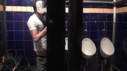 Crunch Boy: Fucked in Glory Hole Pubic Bathroom