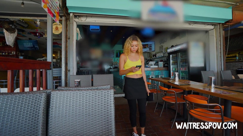 Waitress POV: Waitress POV - Allie Addison - Cheater, cheater, dick-eater