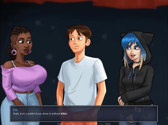 Cartoon Play: Summertime saga part 210 - booty shake black teacher