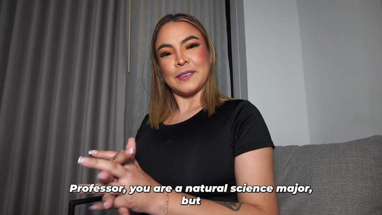 Angel Cruz: Student Fulfills Fantasy with His Busty Teacher After Private Lessons