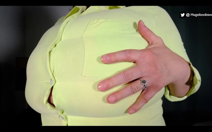 hugeboobswife: The Terror of Buttoned Shirts Custom Video: *** // Button Popping / BBW /...