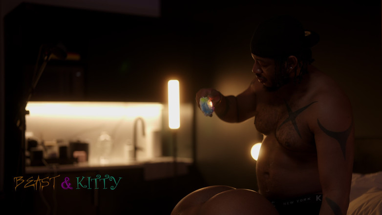 BeastnKitty: Ebony děvka Kittylove se zavázanýma očima, svázaná a ošukaná znovu...