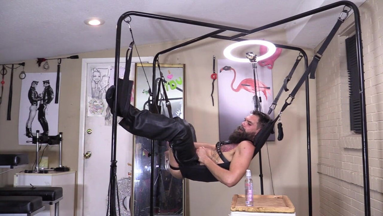 MasculineJason - Jason Collins: Finn Sawyer leather, sex swing, massage