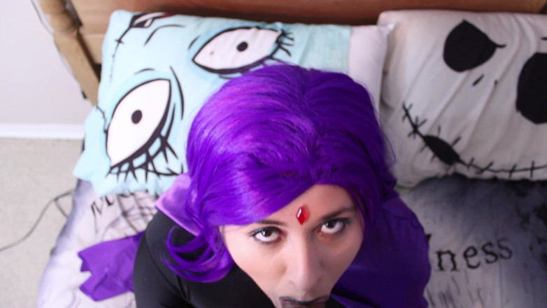 VickyVixen: Raven Sucks on a Juicy Cock