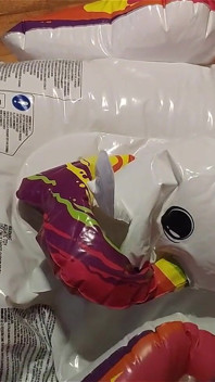 Deflating My Inflatable Unicorn with My Feet