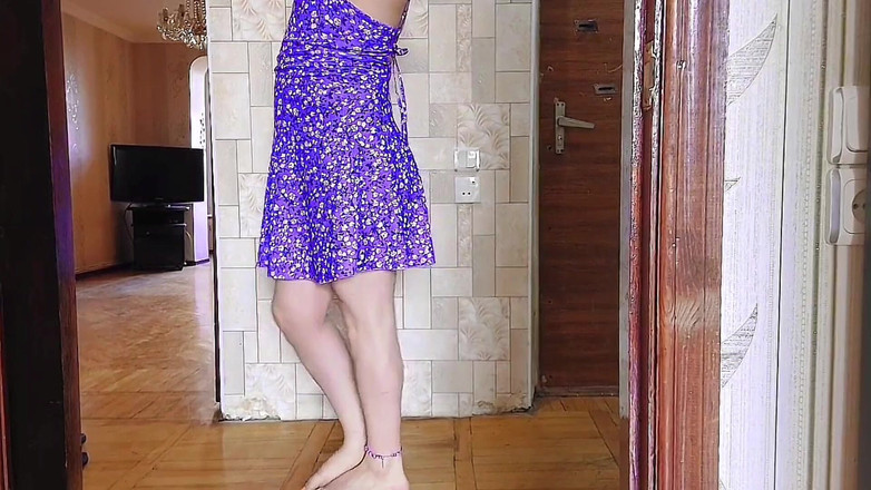 Kitty_Cross: Cute Femboy Walking Barefoot Through Dewy Grass