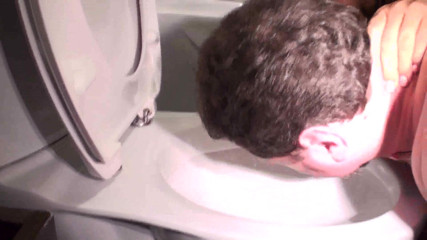 Femdom Austria: Babe Makes Him Have From the Toilet