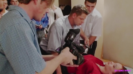 Czech Pornzone: Sexy tv reporter gang banged during a report