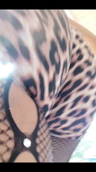 I Was a Cheetah Girl Today. I Had a Good Route in the Burbs and Was Cool with My Cheeta Print