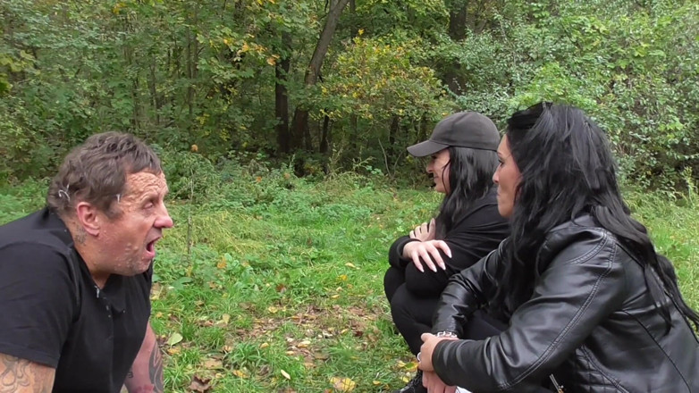 Femdom Austria: Spitting session with 2 femdom ladies
