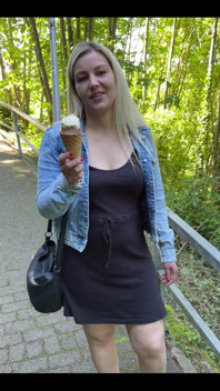 How Most Ladies Eat Ice Cream in Front of the Camera Vs. How I Do It in Front of the Camera