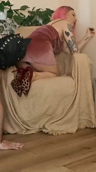 Lady Angela polski język uległy uwielbia wysokie obcasy