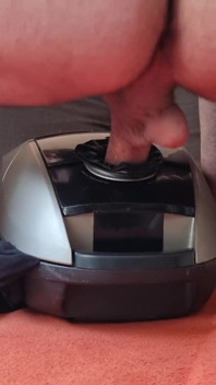 Leather Vacuumpussy Cum
