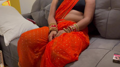 desi_babe1234: Fat Ass Indian Stepmom Lifted Her Saree to Ride Stepson’s...