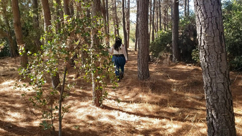 Riderqueen: Stepmom sexy walking forest
