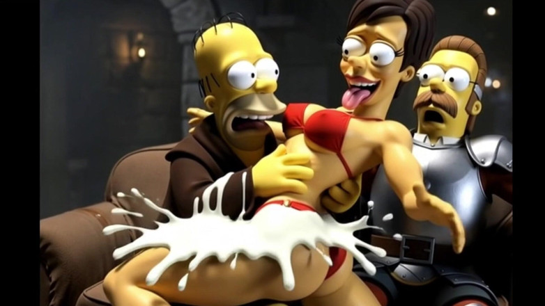 Octopussy Lovers Club: Приватний клуб рогоносців. Ексклюзивна 3d пародія на мультфільм Сімпсони