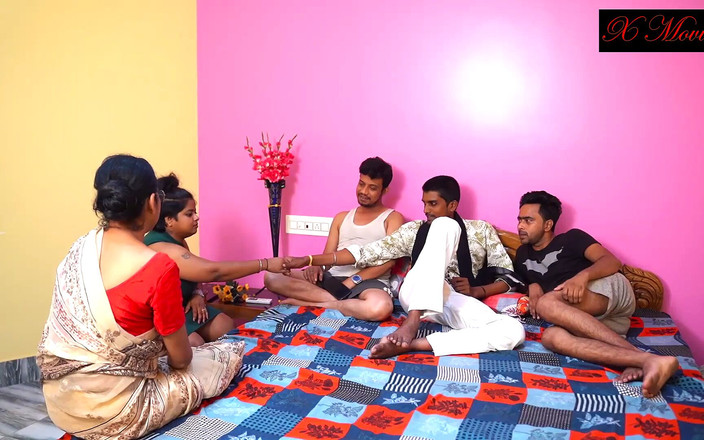 Indian Sex Movies: Desi moglie scambia sesso con il capo dell'ufficio! Sesso indiano