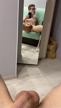 Jerk off in Front of the Mirror