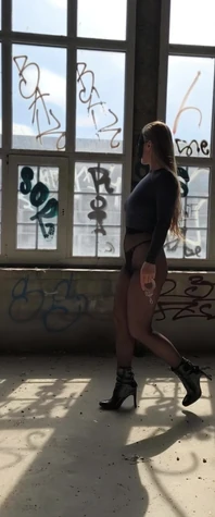 Beautiful Nylon Mistresss in Horror Place