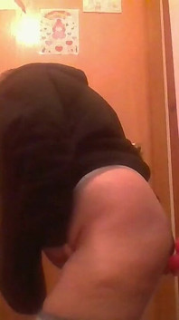 Ass anal vibe sexy heiße rosa tangas, blauer dicker arsch