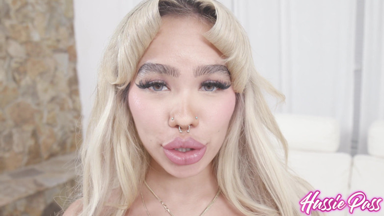 Hussie Auditions: Petite Asian Coed Takes a Big One Featuring Luna Luxe...