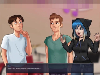3DXXXTEEN2 Cartoon: Eles adoram ficar sozinhos em casa. 3D pornô cartoon sexo