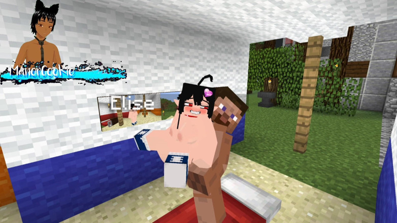 Manor Cookie: Minecraft Jenny Mod Fapcraft Elise sempre tem a boca aberta...