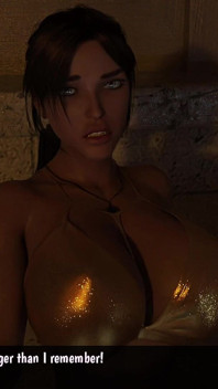 Lara Croft ošukaná monstrózními ptáky Cockham Superhrdiny 54