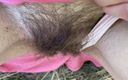 Cute Blonde 666: My hairy pussy and big clit