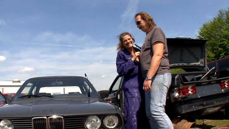 King Of Amateur: Doggystyle arbeiter auf dem junkyard