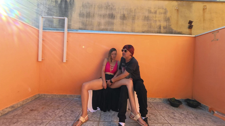 Gabi SweetCouplesStories: Meydanda bir sürtük ve kör bir adam arasında bir toplantı.