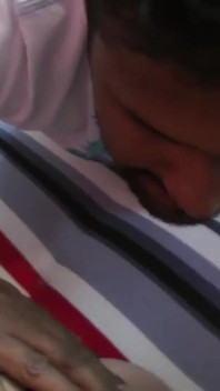 White Woman Gets Fucked in POV on the Couch by a Big Black Cock