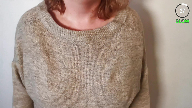 Bouncy Tits Action: Wank Game - उसके स्तनों को थप्पड़ मारना Red special 2