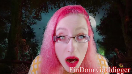 FinDom Goaldigger: Trasformazione del pene di halloween delle noci