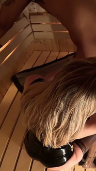Fisting and Peggin in the Sauna - Adelina Noir Featuring the XXX Slayer