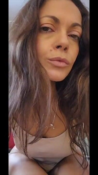 Hot MILF Getting Naughty with Her Vibrating Dildo