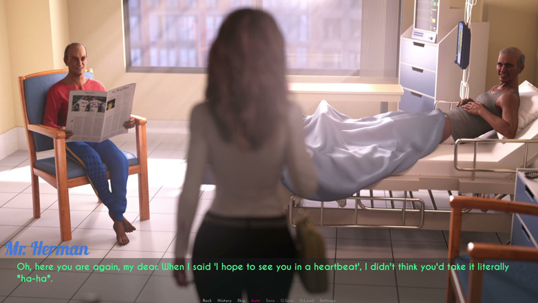 Porngame201: Awam Real Fucking - ošetřovatelská péče se špinavými myšlenkami o dvou starých...