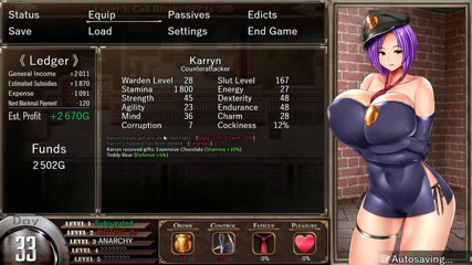 Cumming Gaming: Karryns gefängnis, stilles, begehbares pornospiel, Hentai-spiel ep.15 BDSM-gefängnis-hobos, analsex in...