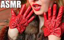 Arya Grander: Sexig ASMR med röda handskar