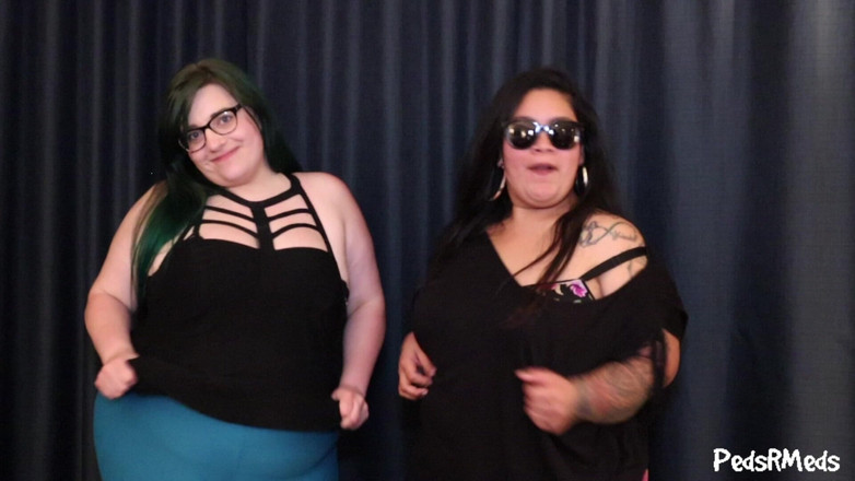 PedsRMeds: Chunkytoes619 и ShortLivedTyranny показывают свои маслянистые сиськи
