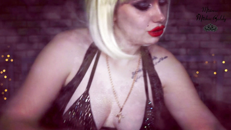 Goddess Misha Goldy: 君は崖っぷちに立ったらプライバシーを私に譲るんだ!脅迫のエッジプレイとオーガズムコントロール!