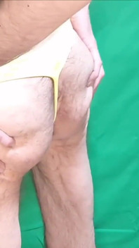 Two Yellow Thongs Try on (the Free Cut)