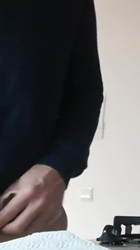 Jerking off My Cock in the Kitchen