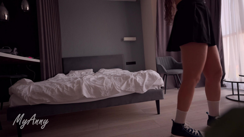 MyAnny: Model berambut kerincing dalam kasut dapat creampie manis - kasut fetish,...