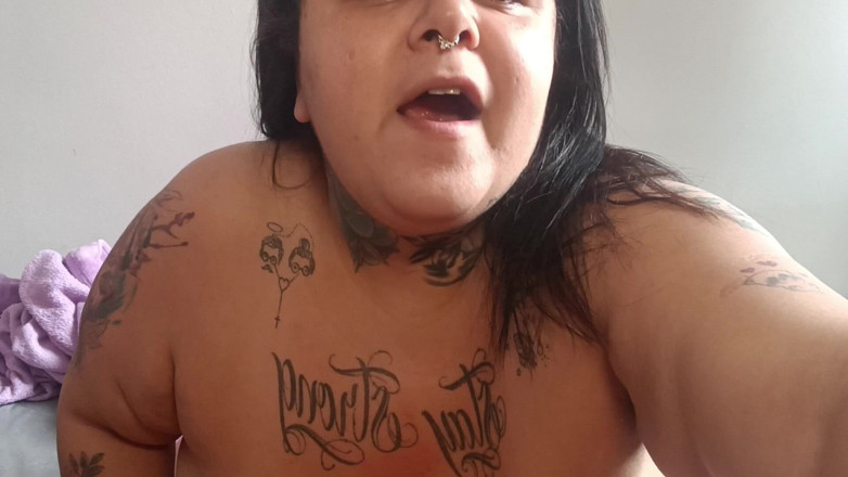 Mary Jhuana: Bbw rookfetisj: sensuele Robe plagen in pov