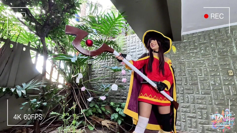 QroZne Studios: Zne cosplay - megumin từ konosuba ft. waifusjuice &amp; qrozne