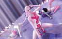 3D-Hentai Games: [MMD] T Ara - Danse nue en lapin Ahri Kaisa Seraphine,...