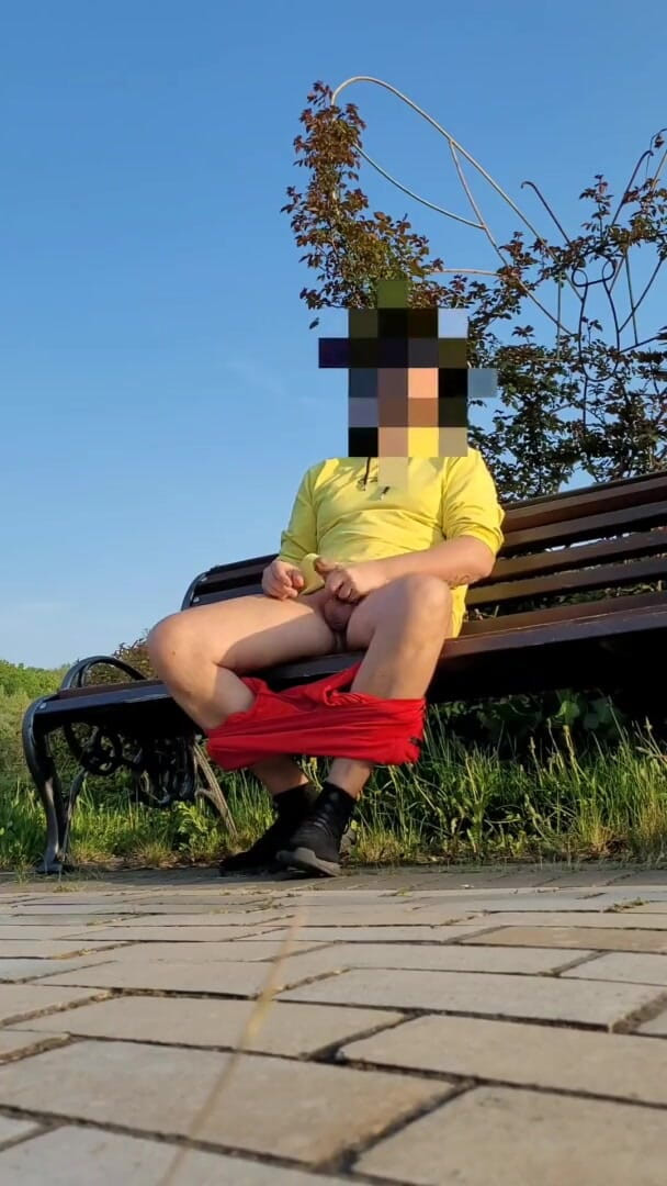 Wanker forever: 公园里的热辣危险撸撸